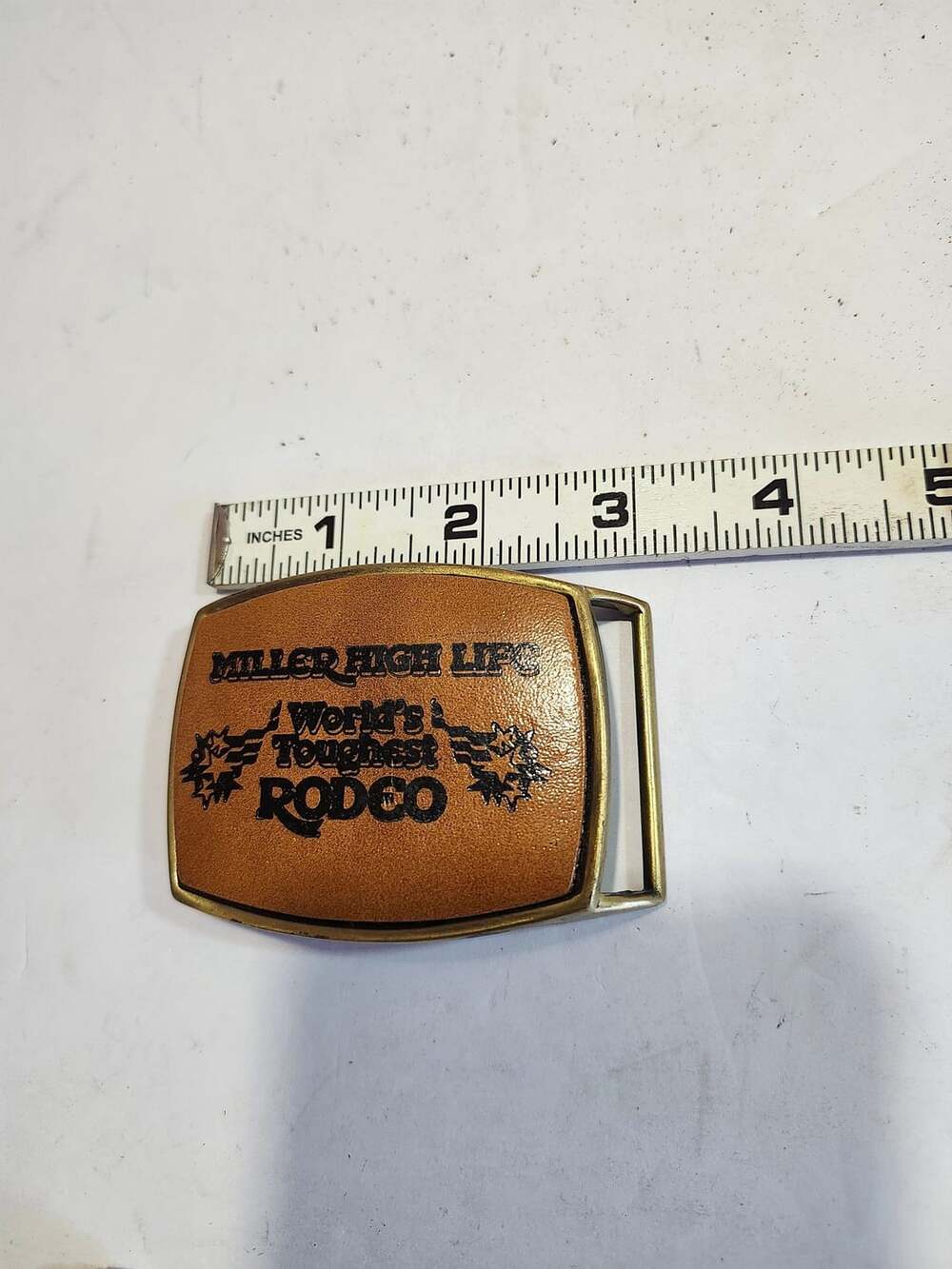 Miller High Life World's Toughest Rodeo Belt Buckle